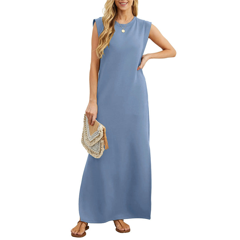 CD | Rochie lungă de vară fără mâneci
