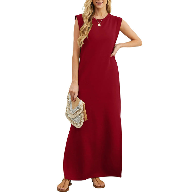 CD | Rochie lungă de vară fără mâneci