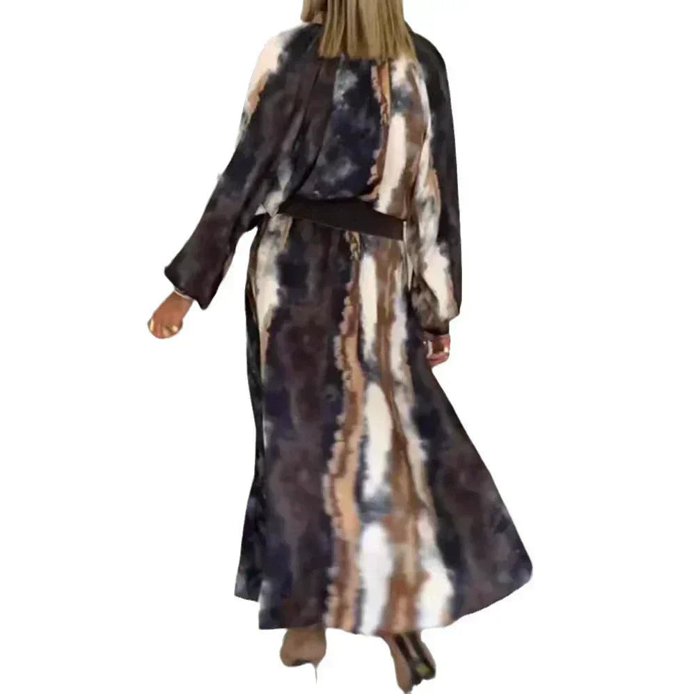 CD | Rochie lungă elegantă Tie & Dye