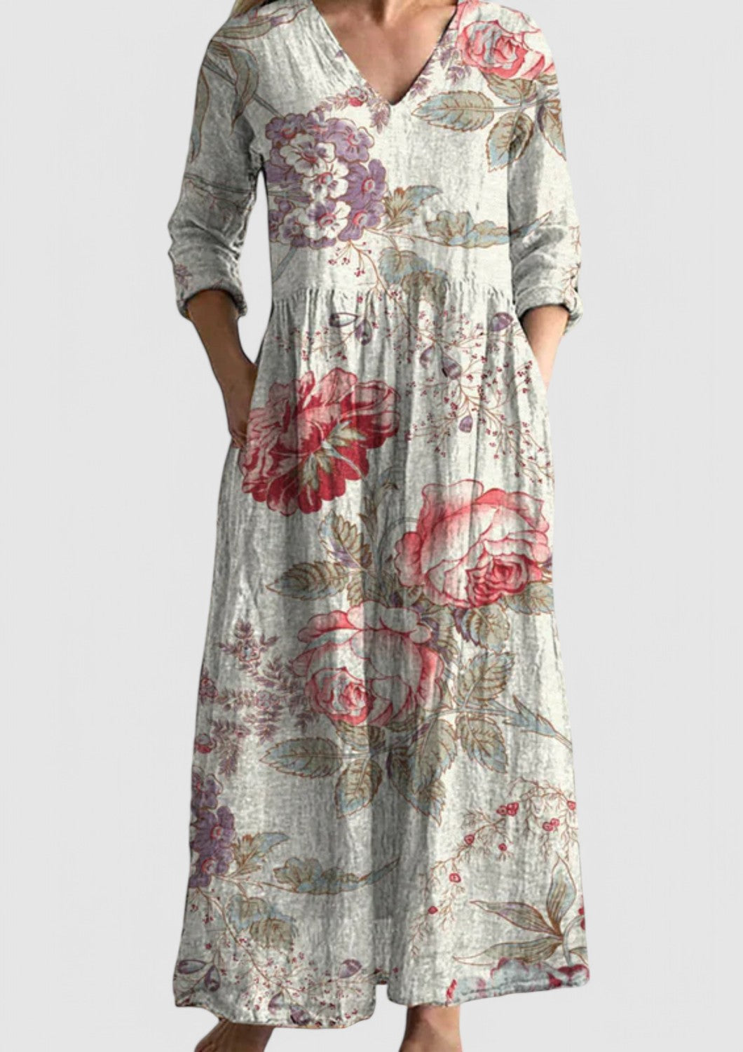 CD | Rochie maxi orhidee