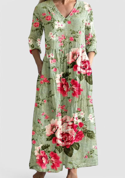 CD | Rochie maxi orhidee