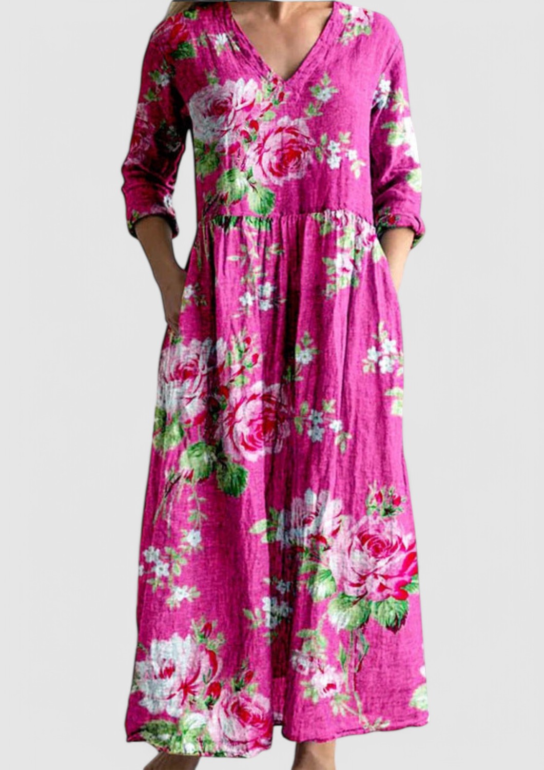 CD | Rochie maxi orhidee