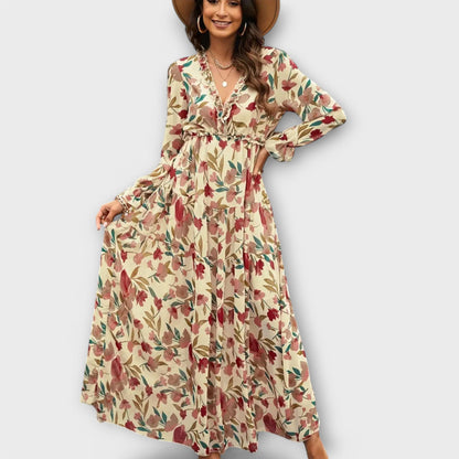 CD | Rochie maxi florală elegantă