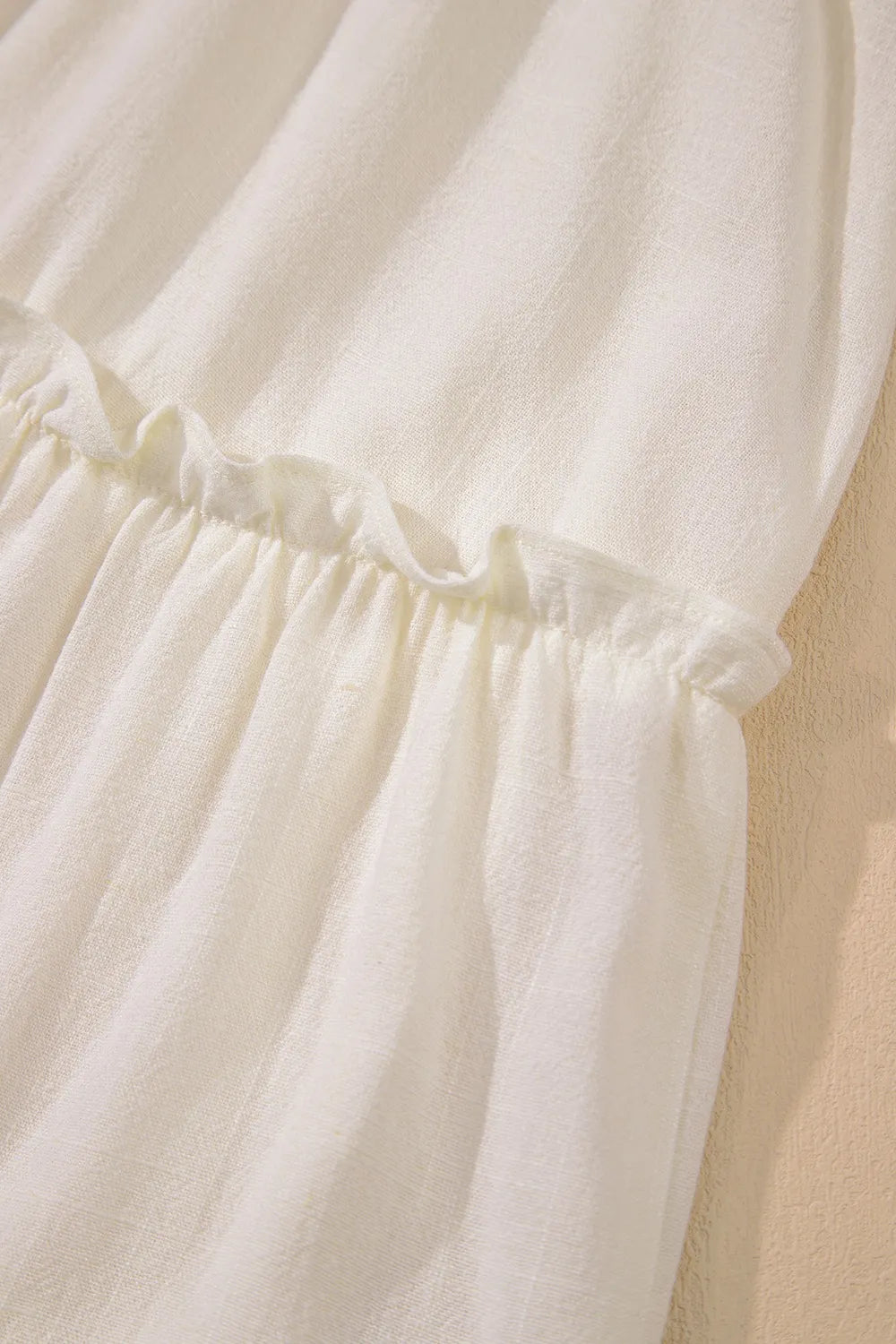 CD | Culoare solidă cu bretele strânse Mini rochie