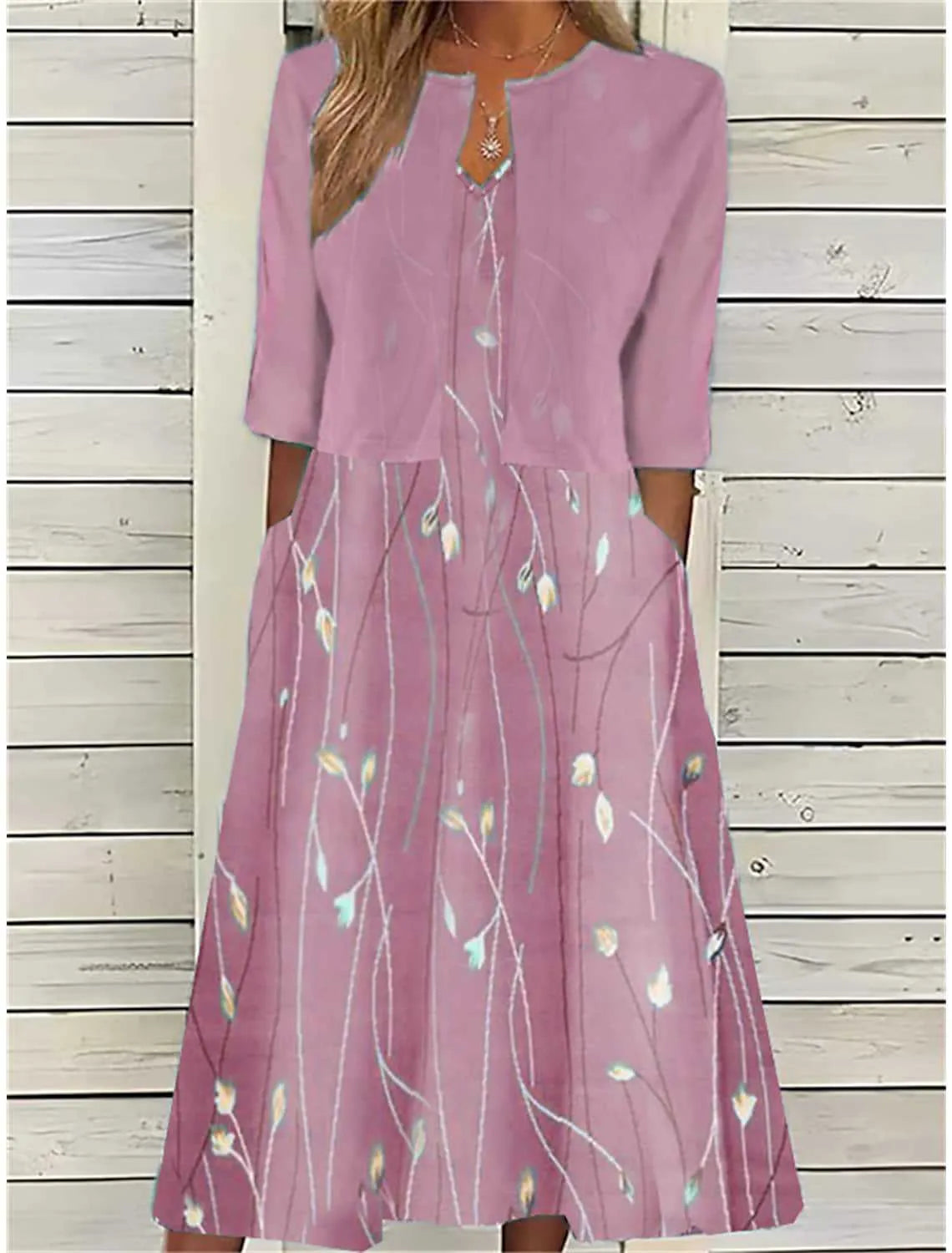 CD | Flori Rochie midi din două piese