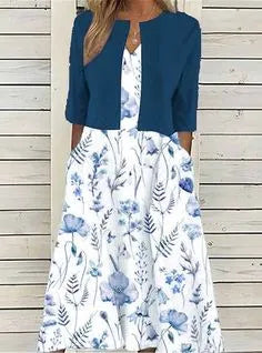 CD | Flori Rochie midi din două piese