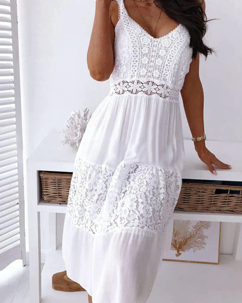 CD | Rochie midi | Rochii midi pentru femei | Rochie midi albă