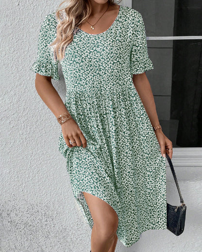 CD | Rochie midi cu flori