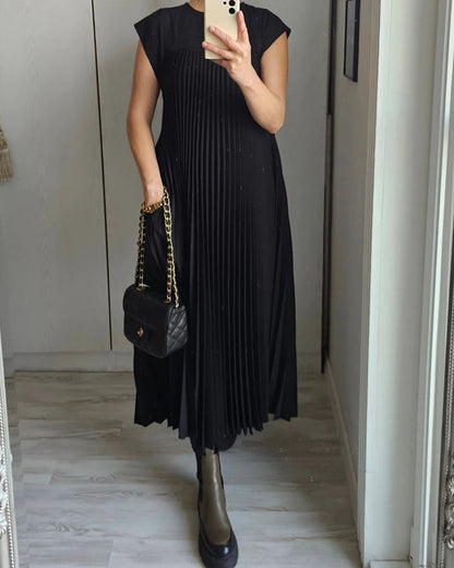 CD | Rochie maxi plisată elegantă