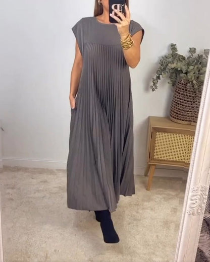 CD | Rochie maxi plisată elegantă