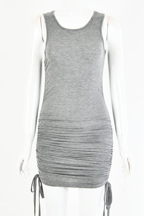 CD | Rochie mini fără mâneci cu cordon