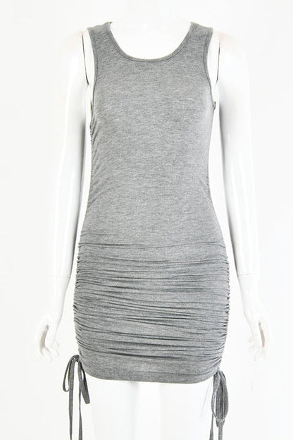 CD | Rochie mini fără mâneci cu cordon