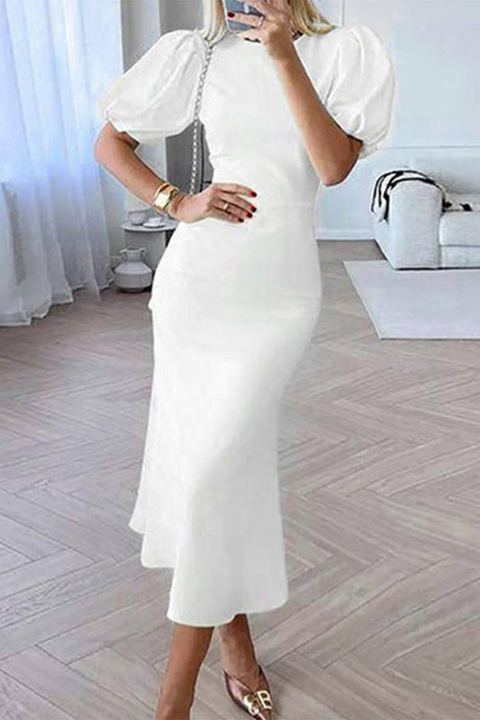 CD | Elegant Solid O gât A Line Rochii