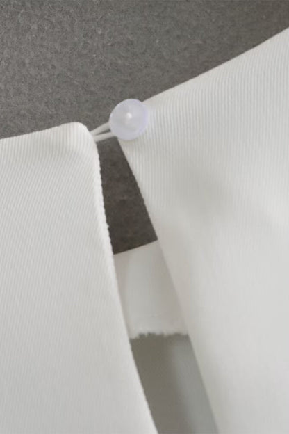 CD | Casual Simplicitate Butoane solide Slit O gât Rochii fără mâneci