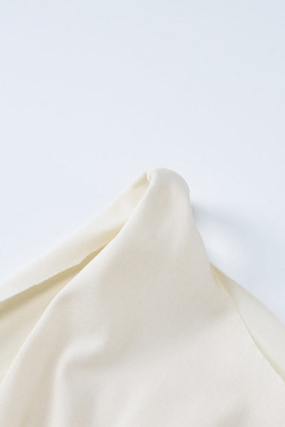 CD | Celebrități Elegant solid Frenulum oblic guler un pas fusta rochii (5 culori)