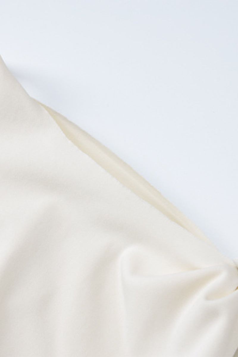 CD | Celebrități Elegant solid Frenulum oblic guler un pas fusta rochii (5 culori)