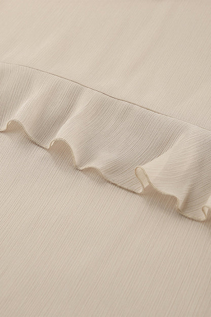 CD | Sexy See-Through Ruffle V gât A Line Rochii
