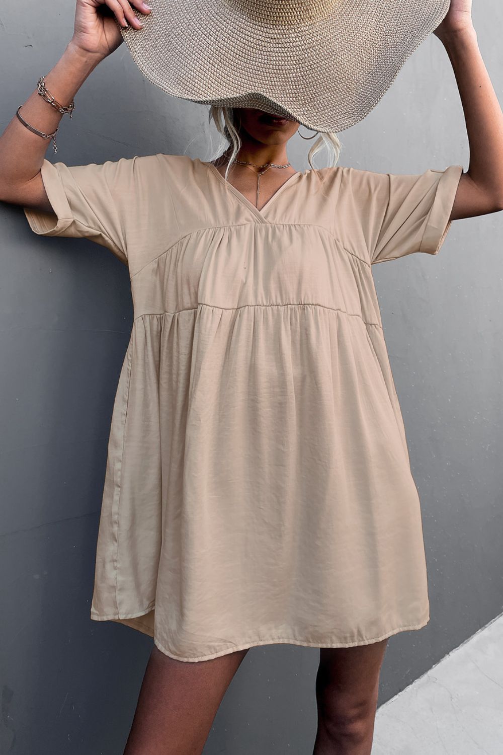 CD | Tie Back Pocket Mini Rochie