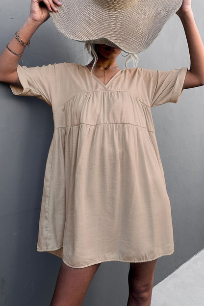CD | Tie Back Pocket Mini Rochie