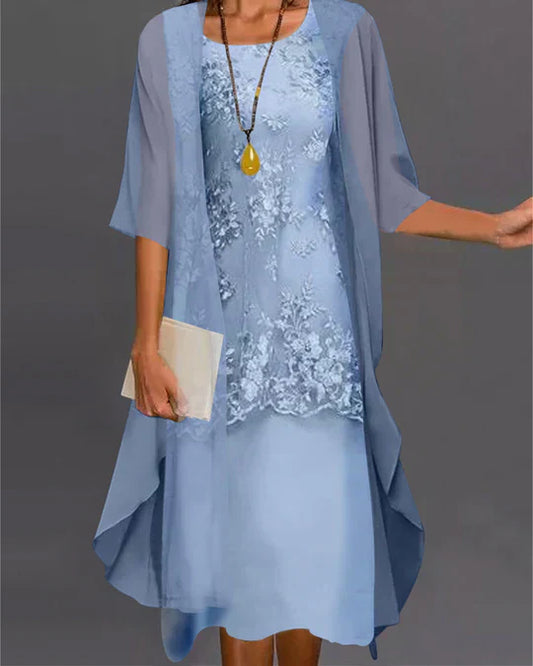 CD | rochie elegantă din două piese din sifon