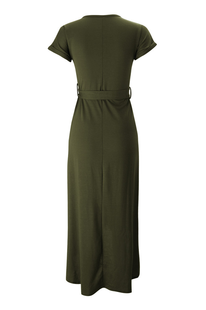CD | Rochie midi cu nasturi