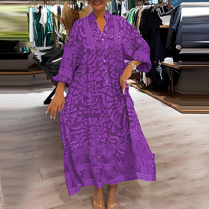 CD | Rochie maxi colorată și aerisită