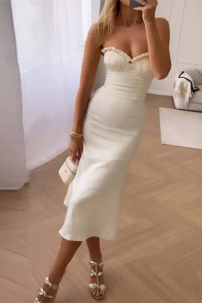 CD | ROCHIE ELEGANTĂ MONOCOLORĂ BANDEAU