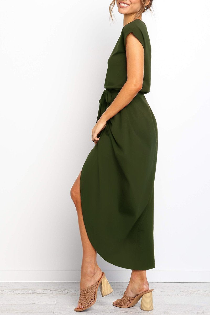 CD | Rochie midi cu nasturi