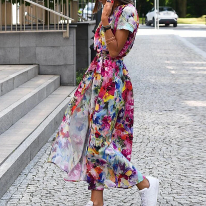 CD | Rochie cu imprimeu floral primăvară/vară
