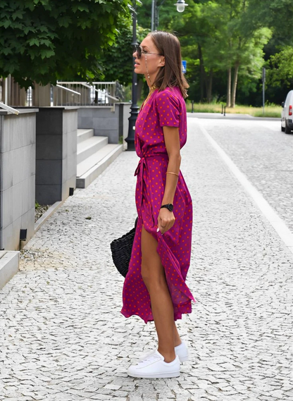 CD | Rochie cu imprimeu floral primăvară/vară