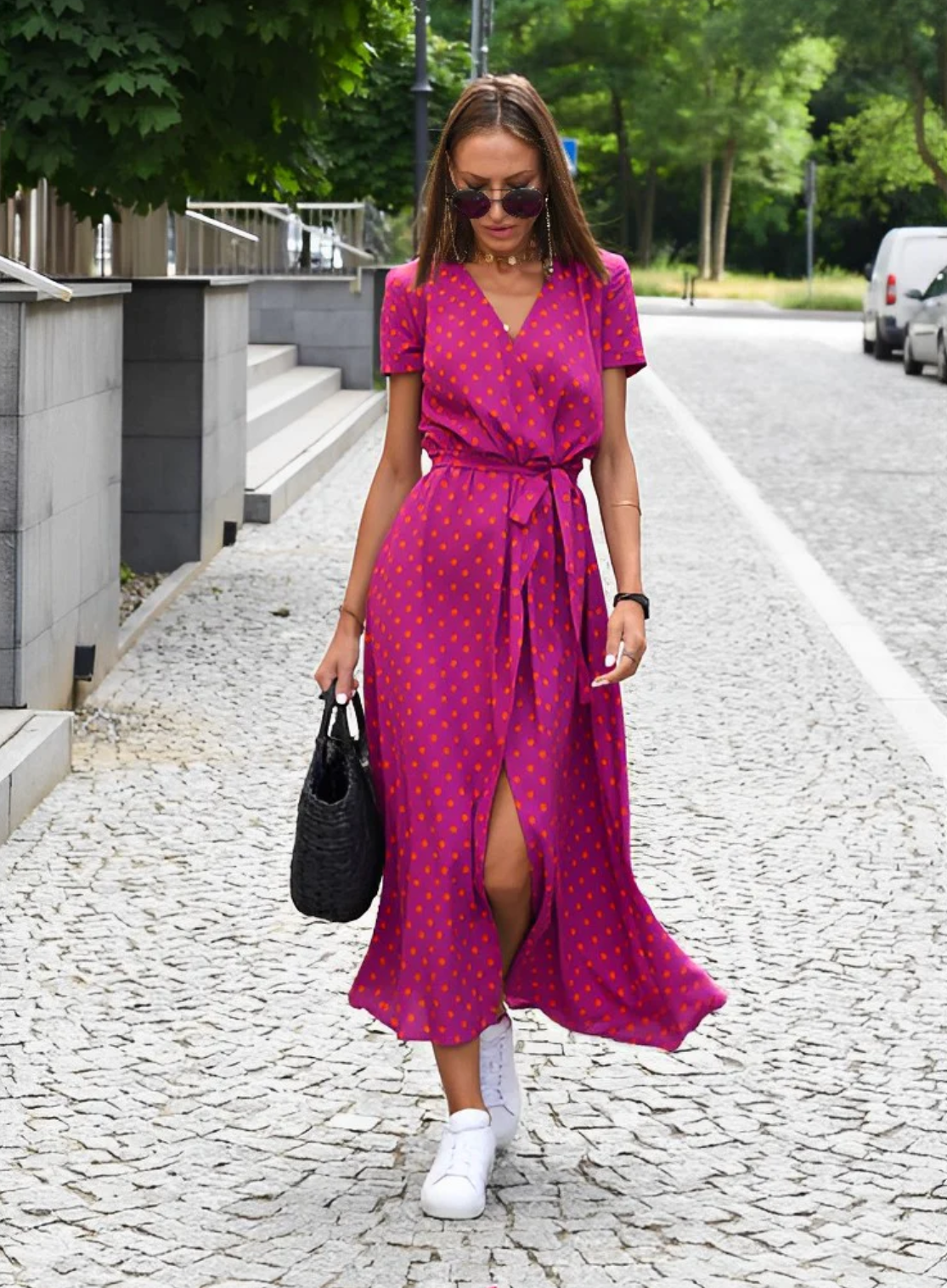 CD | Rochie cu imprimeu floral primăvară/vară