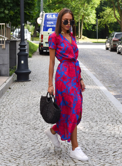 CD | Rochie cu imprimeu floral primăvară/vară
