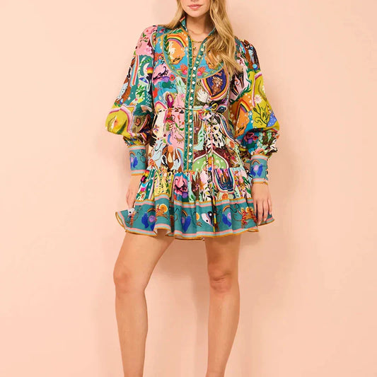 CD | Rochie de primăvară colorată
