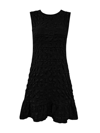 CD | Rochie mini fără mâneci cu tiv cu volane