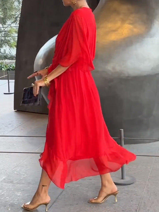 CD | Rochie de seară elegantă din sifon