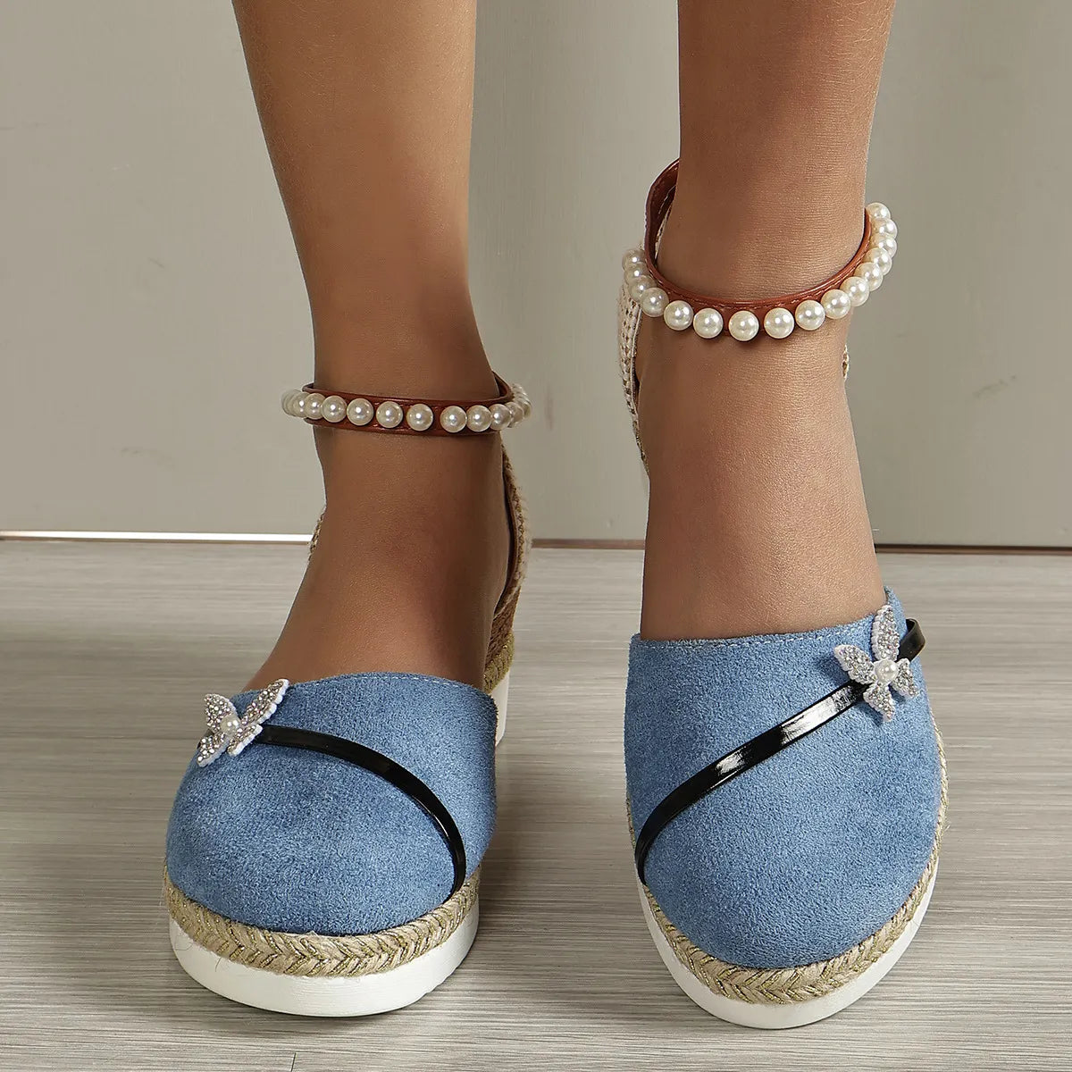 CD | Sandale Wedge cu arc pentru femei