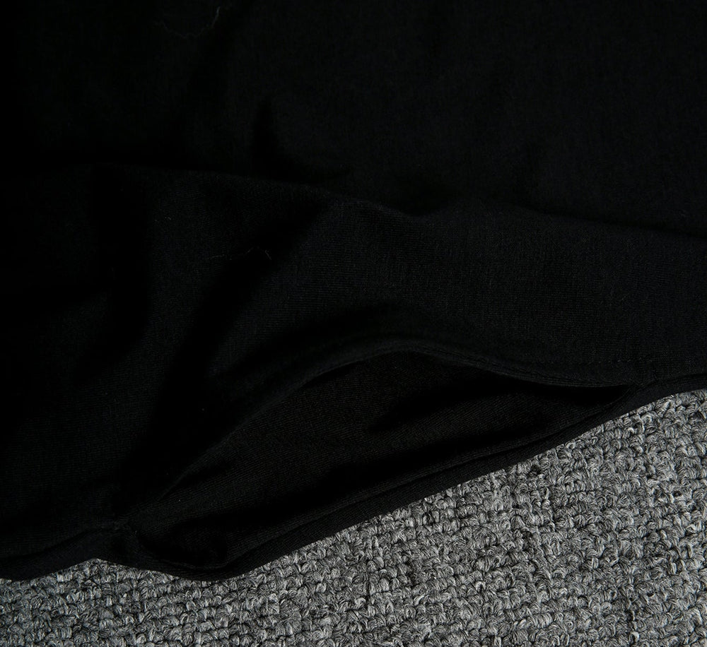 CD | Rochie maxi pentru femei - Material moale, ușor - Mâneci scurte - Ținută relaxată - Decolteu rotund - Fantă laterală - Buzunare