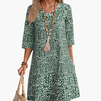 CD | Rochie midi cu imprimeu floral