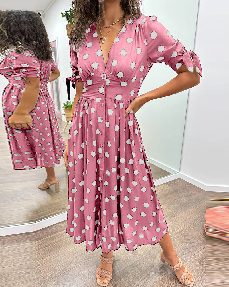 CD | Elegant în jos rochie midi