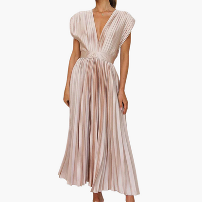 CD | Rochie midi din flori cu mâneci bufante