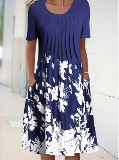 CD | Rochie midi florală de vacanță