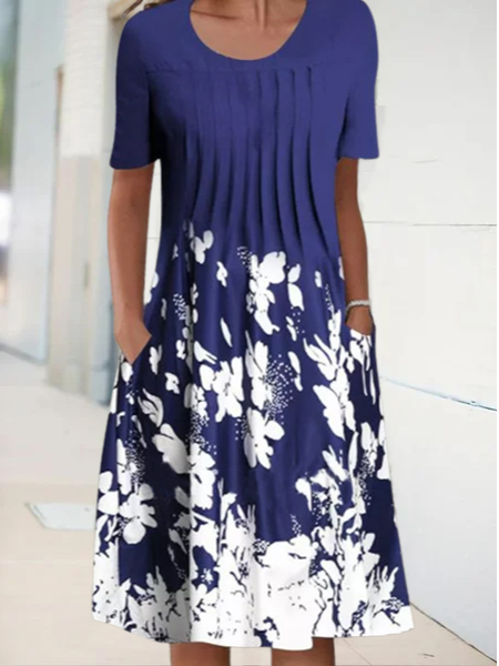 CD | Rochie midi florală de vacanță