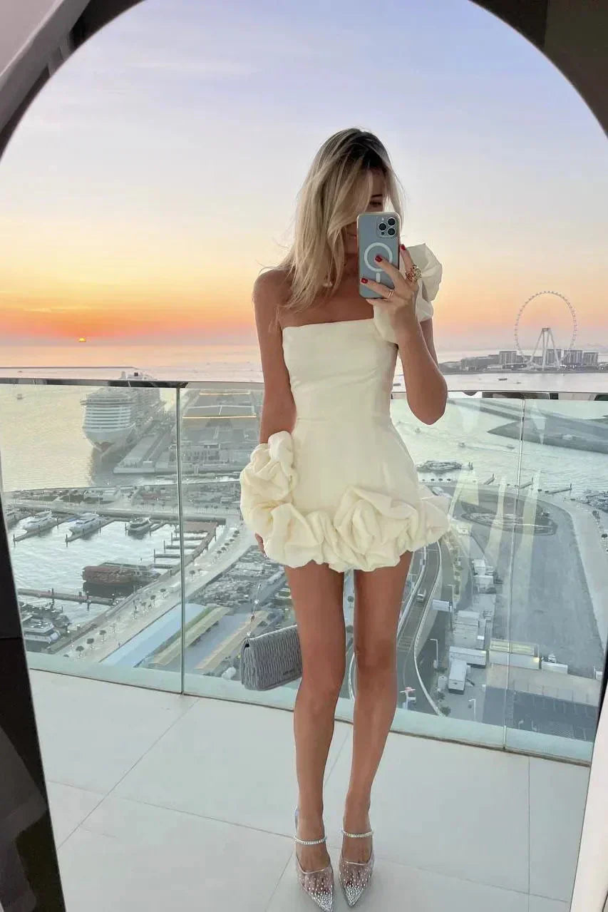 CD | Rochie mini elegantă cu flori