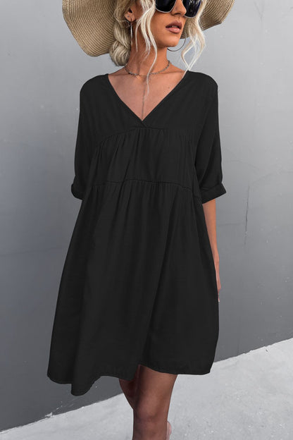 CD | Tie Back Pocket Mini Rochie