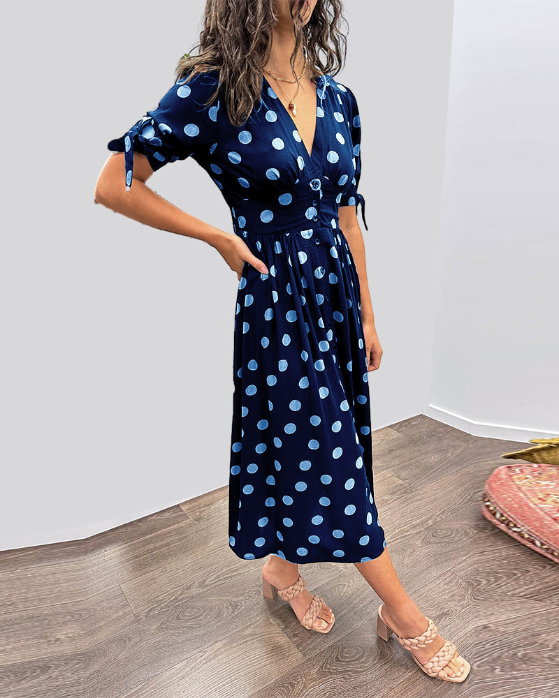 CD | Elegant în jos rochie midi