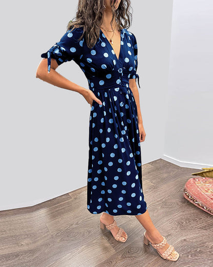 CD | Elegant în jos rochie midi