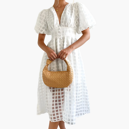 CD | Rochie midi elegantă de vară pentru un stil fără efort