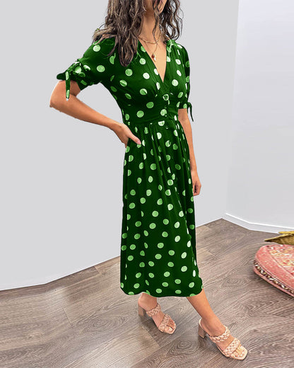 CD | Elegant în jos rochie midi