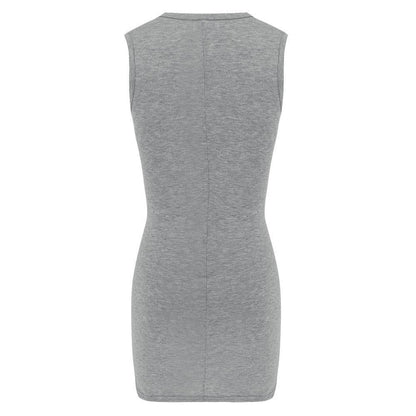 CD | Omyke Casual Hollow-out fără mâneci Hot Mini rochie (2 culori)