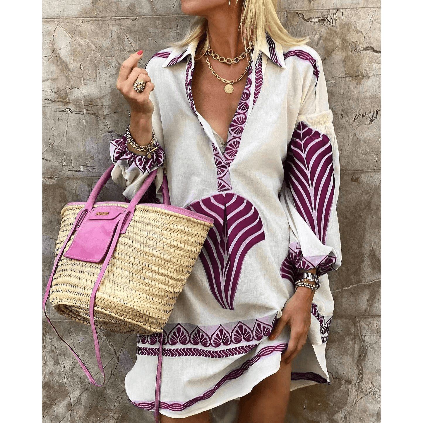 CD | Rochie midi de inspirație vintage pentru femei - Stil retro elegant